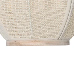 Oosterse hanglamp naturel stof 35 cm - Rob