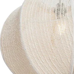 Oosterse hanglamp naturel stof 48 cm - Rob