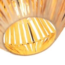 Oosterse hanglamp rotan 3-lichts - Straw