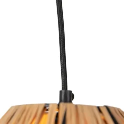 Oosterse hanglamp rotan 3-lichts - Straw