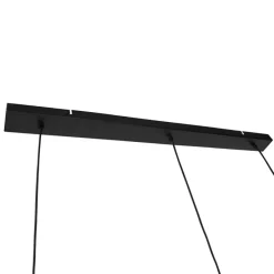 Oosterse hanglamp rotan 3-lichts - Straw