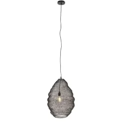 Oosterse hanglamp zwart 45 cm - Nidum L
