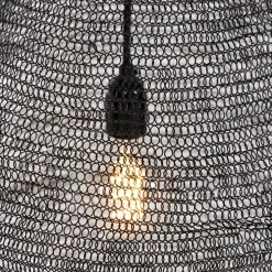 Oosterse hanglamp zwart 45 cm - Nidum L