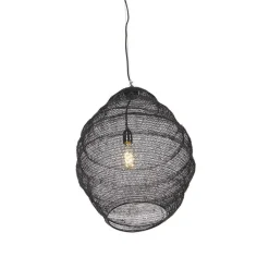 Oosterse hanglamp zwart 45 cm - Nidum L