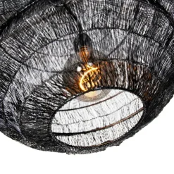 Oosterse hanglamp zwart 45 cm x 40 cm - Vadi