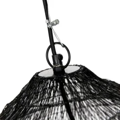 Oosterse hanglamp zwart 45 cm x 40 cm - Vadi