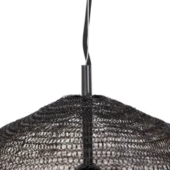 Oosterse hanglamp zwart - Nidum Gran