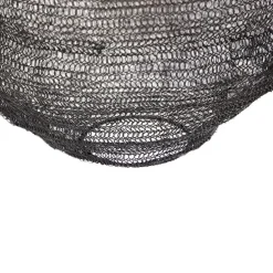 Oosterse hanglamp zwart - Nidum Gran