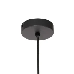 Oosterse hanglamp zwart bamboe 40 cm - Ostrava