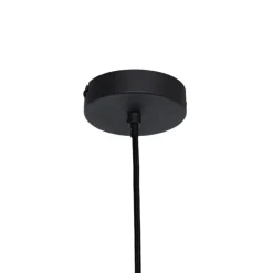 Oosterse hanglamp zwart bamboe 62 cm - Pua