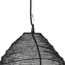 Oosterse hanglamp zwart 60cm - Nidum