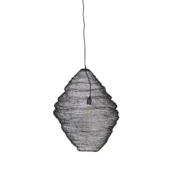 Oosterse hanglamp zwart 60cm - Nidum
