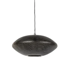 Oosterse hanglamp zwart met goud 60 cm - Radiance