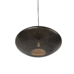 Oosterse hanglamp zwart met goud 60 cm - Radiance