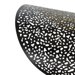 Oosterse hanglamp zwart met goud 50 cm - Japke