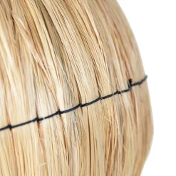 Oosterse hanglamp zwart met zeegras - Canno