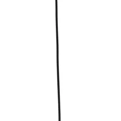 Oosterse hanglamp zwart met bamboe 50cm - Rina