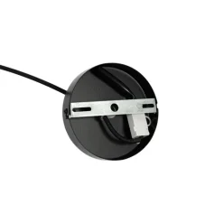 Oosterse hanglamp zwart stof 48 cm - Rob