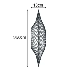 Oosterse lampenkap bamboe 50 cm - Rina