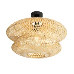 Oosterse plafondlamp bamboe - Ostrava Double