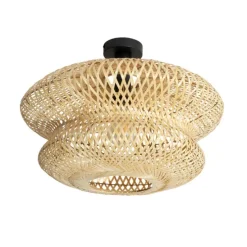 Oosterse plafondlamp bamboe - Ostrava Double