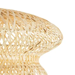 Oosterse plafondlamp bamboe - Ostrava Double