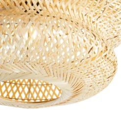 Oosterse plafondlamp bamboe - Ostrava Double