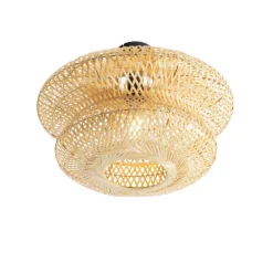 Oosterse plafondlamp bamboe - Ostrava Double