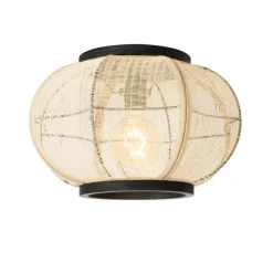 Oosterse plafondlamp bruin - Rob