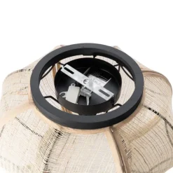 Oosterse plafondlamp bruin - Rob