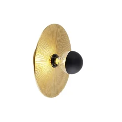 Oosterse plafondlamp goud rond - Konge