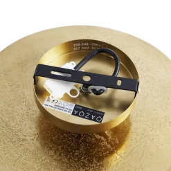 Oosterse plafondlamp goud rond - Konge