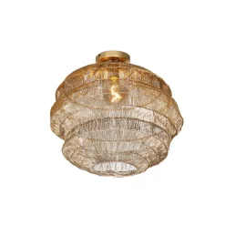 Oosterse plafondlamp goud 45 cm - Vadi