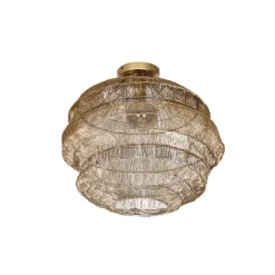 Oosterse plafondlamp goud 45 cm - Vadi