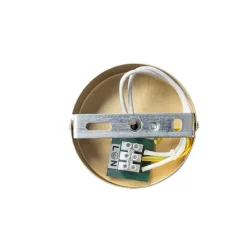 Oosterse plafondlamp goud roze kap met franjes - Franxa