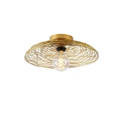 Oosterse plafondlamp goud 40 cm - Glan