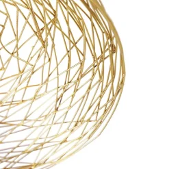 Oosterse plafondlamp goud 40 cm - Glan