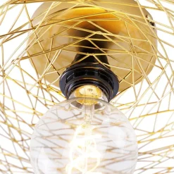 Oosterse plafondlamp goud 40 cm - Glan