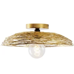 Oosterse plafondlamp goud 40 cm - Glan