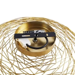 Oosterse plafondlamp goud 40 cm - Glan