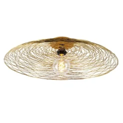 Oosterse plafondlamp goud 60 cm - Glan