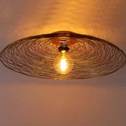 Oosterse plafondlamp goud 60 cm - Glan