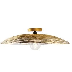 Oosterse plafondlamp goud 60 cm - Glan