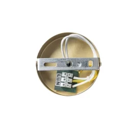 Oosterse plafondlamp goud crème kap met franjes - Franxa