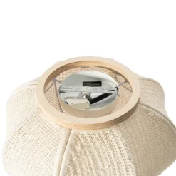 Oosterse plafondlamp naturel - Rob