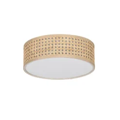 Oosterse plafondlamp rotan 30 cm - Tromma