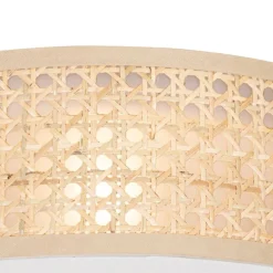 Oosterse plafondlamp rotan 30 cm - Tromma