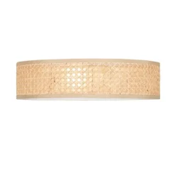 Oosterse plafondlamp rotan 40 cm 3-lichts - Tromma