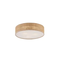 Oosterse plafondlamp rotan 38cm- Trammy