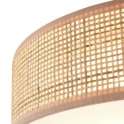 Oosterse plafondlamp rotan 38cm- Trammy